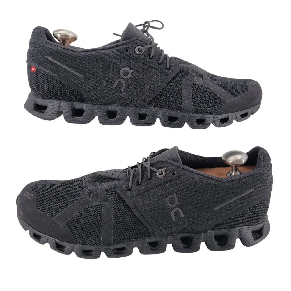 ON Art. Cloud Waterproof Swiss Running Sneakers Womens 8.5M Black Athletic Shoes - Picture 2 of 11